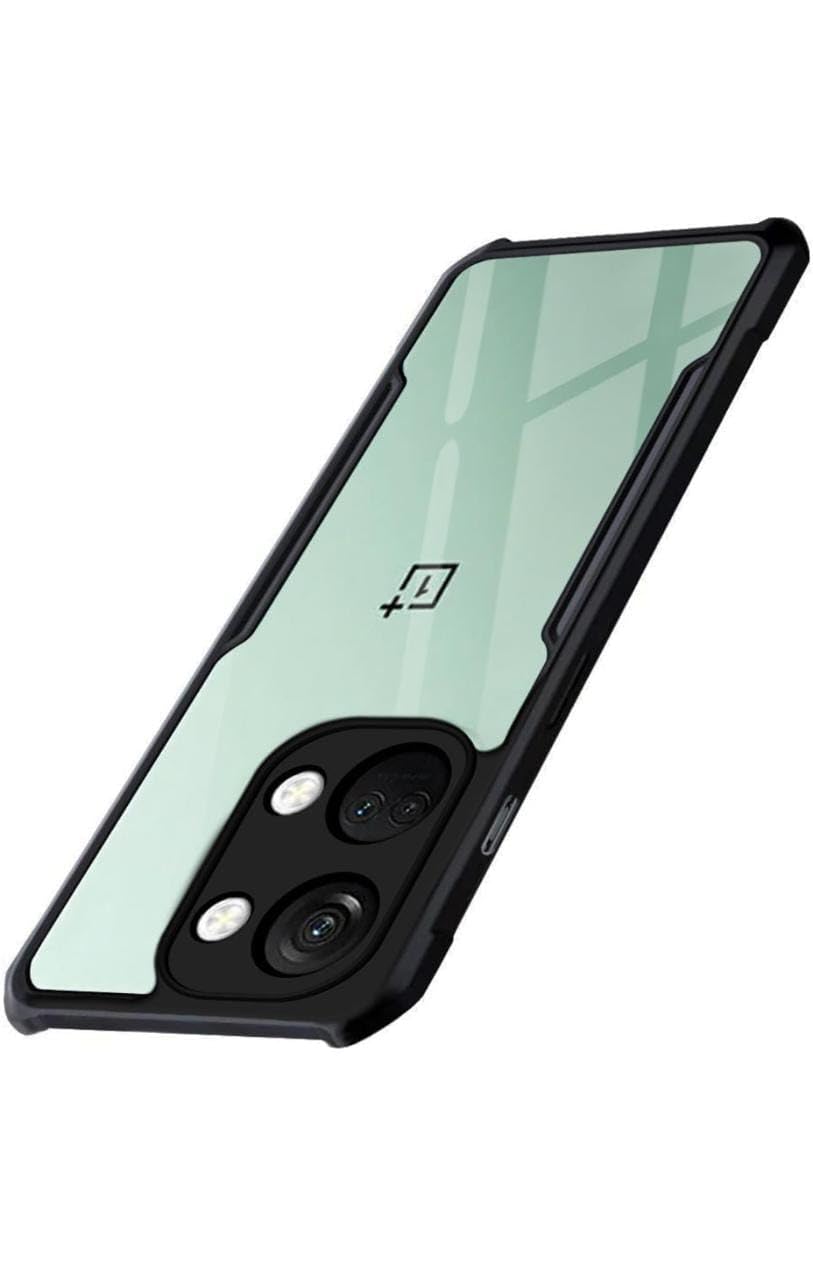 Mobile Phone Rubber Silicone Back Cover Case Compatible For Oneplus Nord 3, Black