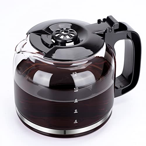 Image of 12-Cup Replacement Glass Carafe for Taylor Swoden Coffee Maker Models 300105REU