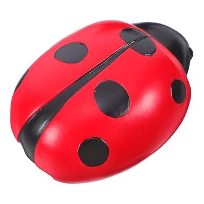 LIFKOME Weatherproof Ladybug Key Hider for Garden Outdoor Key Storage Box with Cute Realistic Design