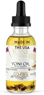 Natural Yoni Oil. Feminine Oil, Eliminates Odor, Restores PH Balance, Heals and soothes, 100% Organic, Herbal Yoni Blend M...