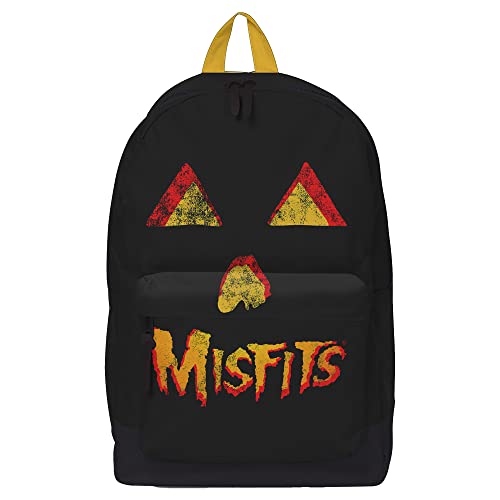 Rocksax Backpack Misfits Pumpkin Rucksack 43cm x 30cm x 15cm - Officially Licensed Merchandise