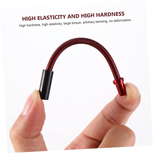 Besportble 12 Pcs V Brake Elbow Stainless Steel Cable Flexible Conduit Hose Guide V Brake Elbow Tube Cycling Brake Catheter Brake Noodle Cable Bike Brake Catheter Bike V Brake Bend Pipe Bike #TOP4
