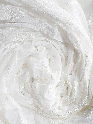 Woman's Embroidered Soft Chiffon Chunni,Dupatta, Stole4