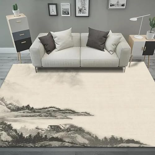 Alfombra de área grande con pintura de tinta JGGXHM para salón de 40x60cm 2