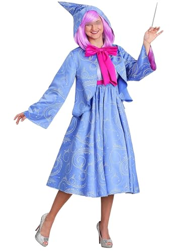 SANSIWU Party Fashion Feen-Kostüm für Damen, Aschenputtel-Fee, Patentante, Cosplay-Kostüm, Erwachsene, Mädchen, Blau, Größe XL