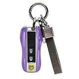 Rechargeable Stun Guns Self-Defense with LED Flashlight,Rechargeable Stun Gun for Woman (Purple)