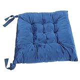 TOPPERFUN 2 Piezas Cojines para Silla de Comedor Funda con Correa Acolchado Transpirable y Decorativo para Hogar Oficina y Coche