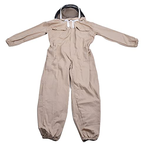 01 Imkeranzug, leicht zu reinigen ultradünner belüfteter Bienenanzug faltbar atmungsaktiv für die Imkerei