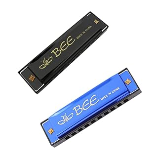 2 Pièces Harmonica, 10 cm Harmonica Diatonique Standard, Harmonica professionnel, Postuler à pour Débutants,Enfants… - Les Beatles, Paul McCartney, John Lennon, RIngo Starr, George Harrison