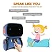 98K Robot Toys for Girls and Boys Rechargeable, Voice and Touch Sensor Robots Interactive Talking Smart Partner and Teacher with Singing, Dancing, Repeating, Toy Gifts for Kids Age 3 and Up