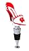 University of Wisconsin Badgers High Heel Shoe Bottle Stopper