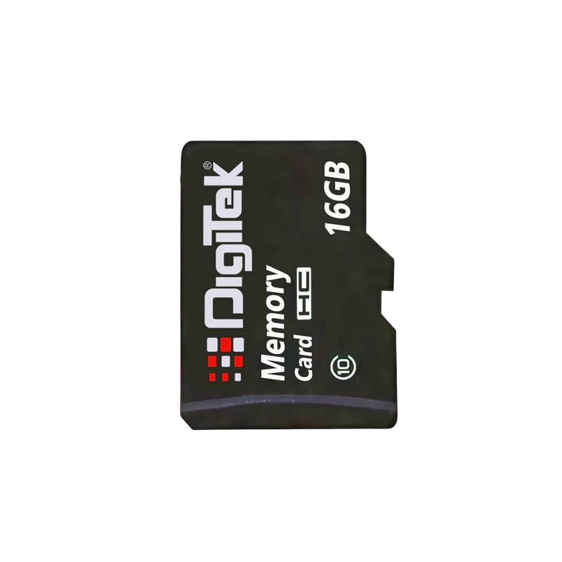 Digitek (DTF 16GB C10) High Speed Micro SDHC 16GB UHS-I Memory Card – A1, Class 10, 100MB/s Speed, Waterproof, Shockproof, X-Ray Safe, Ideal for Smartphones, Cameras, CCTV & More