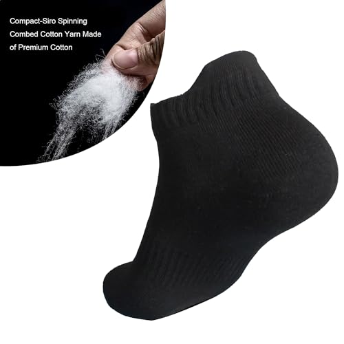 Womens Anti Odor Breathable Moisture Wicking Sports Cotton Low Cut/Quarter Crew Socks for Athletes Foot4