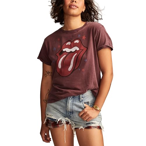T-shirt Rolling Stones en concert à porter en festival ou en terrasse look rétro rock
