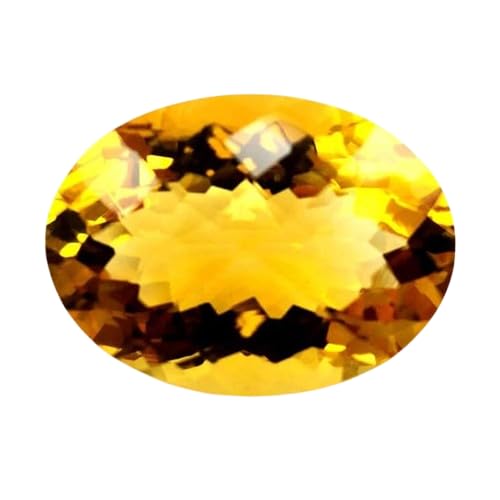 Citrino certificado AAA++, piedra preciosa natural Sunela de 3,42 quilates (4,25 Ratti)