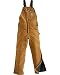 Carhartt Men's Arctic Quilt Lined Duck Bib Overalls,Brown,36 x 32