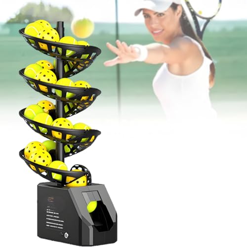 Machine tennis automatique avec télécommande pour progresser seul sur le court