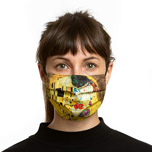 Gustav Klimt - Reversible face mask with 2 designs - The Kiss - By Today is Art Dayâ€¦â€¦