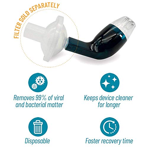 AirPhysio Natural Breathing Lung Expander & Mucus Removal Device, Exercise & Cleanse Therapy Aid Improves Sleep & Fitness, Treatment for COPD,Asthma,Bronchitis,Cystic Fibrosis, Smokers Relief