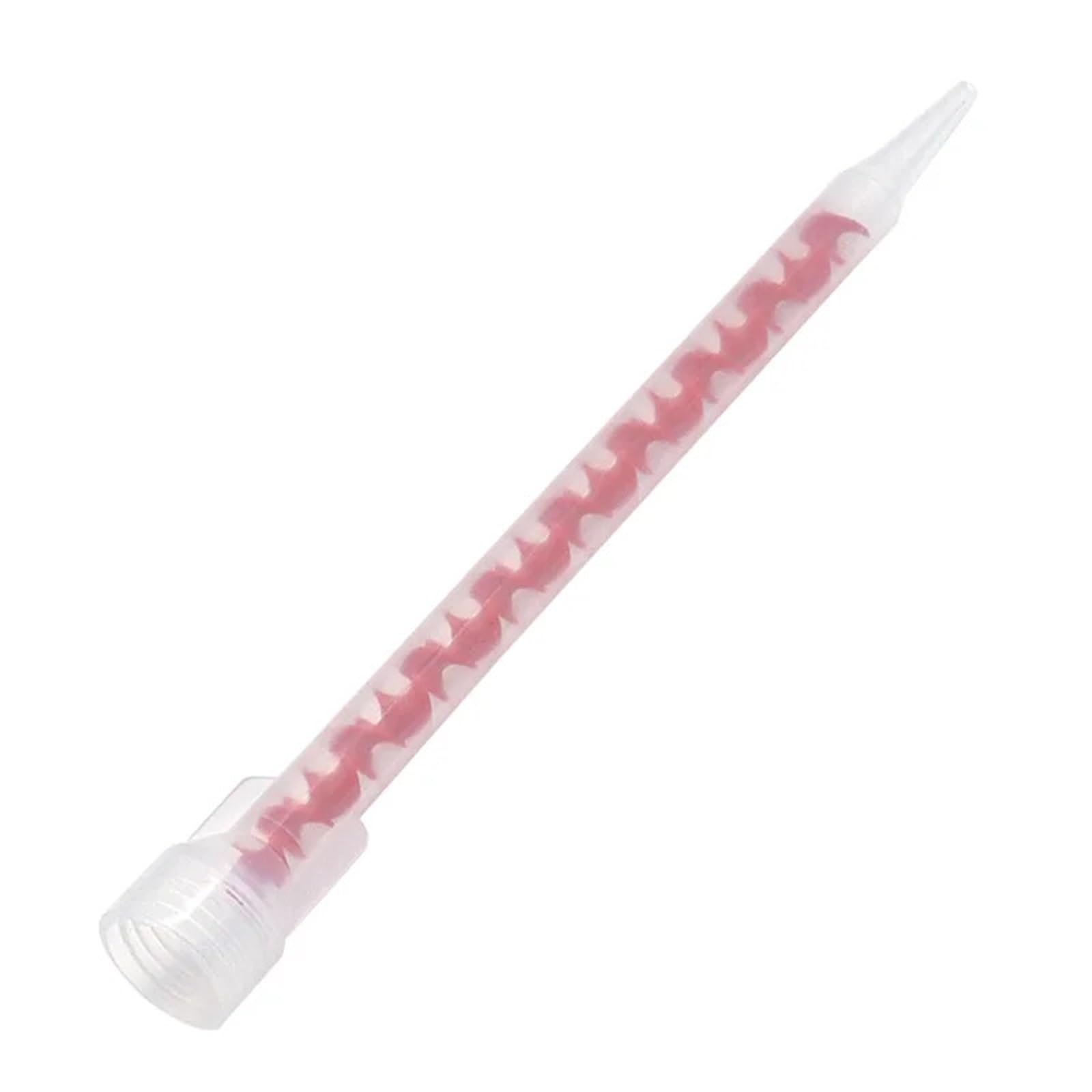 Square Static Mixer Nozzle Tube Tip 20pcs Tile Grout Static Mixing Nozzle Epoxy Resin Adhesives Grouting Construction Mixer Tube Nozzle(ColorC)