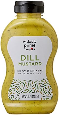 Amazon Com Wickedly Prime Mustard Dill 11 75 Ounce Grocery Gourmet Food