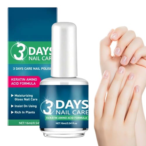 Gellen Active Glow Nail Polish, Nail Concealer Strengthener One-Step Plant Based Care for Nourished Healthier Nails, Strength-Boost Complex Hexanal Pro-Vit B5 Calcium, Ultra-Glowy Milky Shine Finish