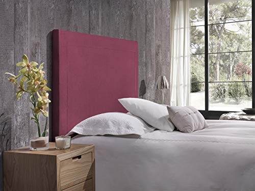 Naturalia Cabecero de Cama Constanza, Tejido Future, Carmesí, 115x120 cm