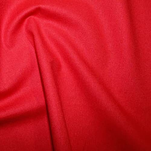 Tissu en coton véritable Rose & Hubble rouge 5m pour loisirs créatifs