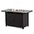 SUNJOY 44" Propane Fire Pit Table with Ceramic Tile Top for Outside (CSA Certified, 50,000 BTU) Rectangular Gas Smokeless Fire Table with Lid and Lava Rocks