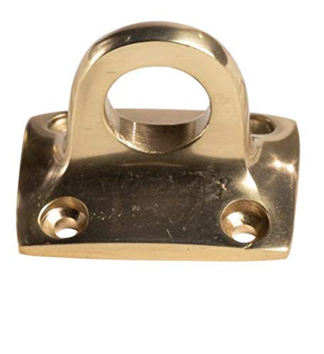 Montour Line Large Loop Wall Plate For Hanging Ropes In Satin Brass, Post Queue Line Barrier For Movie Theaters, Grand Openings, Hotels #TOP5