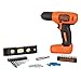 BLACK+DECKER 8V MAX* Cordless Drill + 43 pc. Home Decor Project Kit (BDCD8HDPK)