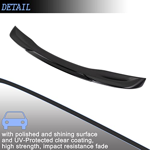 Trunk Spoiler for Honda Civic 2022-2026 Sedan 11th Gen Rear High-Kick Tail Spoiler Wing Lip Car Accessories Glossy Black by TGFOF - Used condition - Image 6