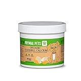 Prymal Pets Organic Certified Eggshell Calcium - Natural, Ultra-Pure Egg Shell Mineral Powder Supplement for Dogs and Cats - High Absorption, Helps Support Bone, Joint, Teeth, Heart Health - 12oz