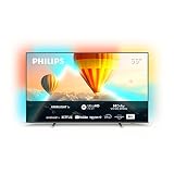 Philips 'Exclusif à Amazon 55PUS8107, Téléviseur 55 Pouces LED Intelligent 4K UHD, (HDR), Dolby Atmos, Image et Son Cinématographiques, Design Fin, 60 Hz, Ambilight, Android TV, Assistant Google