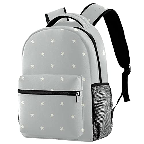 Sac à dos voyage étoiles gris pour école et sorties de vos enfants
