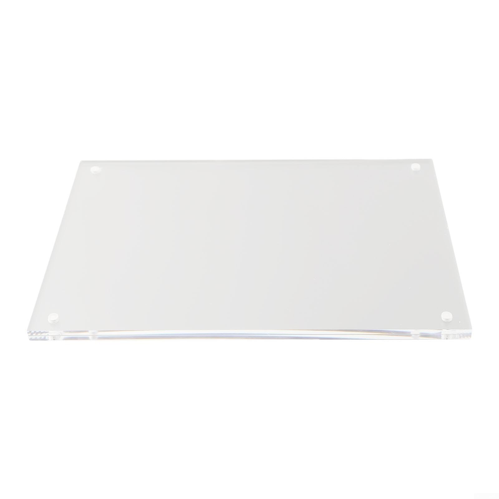 Cadre photo acrylique transparent stable sans perçage pour protéger vos images de la poussière