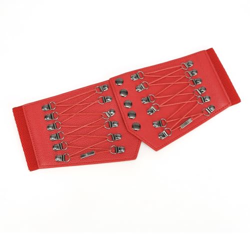 Corset Belts for Women Wide Elastic Tie Cinch Belt Vintage Renaissance Gothic Waspie Belt for Dresses2