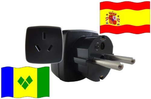 Reise SK - Adattatore da viaggio da Spagna a San