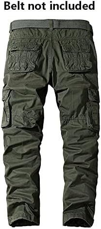 Digralne Vintage cargobroek, werkbroek voor heren, katoenen outdoorbroek, tactische combatbroek met veel zakken, rangerbroek voor heren, geschikt voor kamperen en wandelen