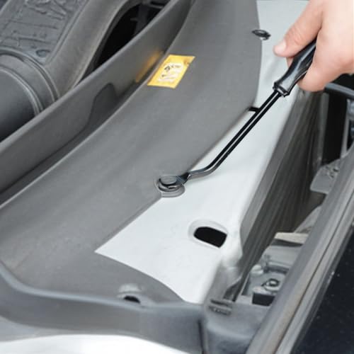 EldHus Car Fastener Remover Tool - Door Panel Removal Tool Automotive Clip Puller Kit, Remove Rivet Fasteners Screw Clip Push Pin Auto Upholstery Repair Pry Tools, Black - Image 5