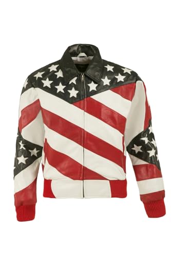 The 4th of July American Flag Jacket 'Merica Jacket' Handcrafted by Ox and Bulls