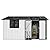 KEIKI 10x12 FT Outdoor Metal Garden Storage Shed with Window,Vents,Hooks and Lockable Door,Peaked Roof for Yard Lawn