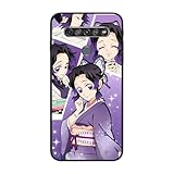 ToLuxy Phone Case Designed for LG Stylo 6 Japan Anime Demon with Slayer Puzzle Poster Soft Black TPU Rubber Shockproof Protective Case Cover Compatible with LG Stylo 6