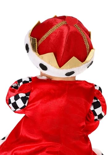 Disfraz infantil Reina de Corazones para bebés miniatura 4