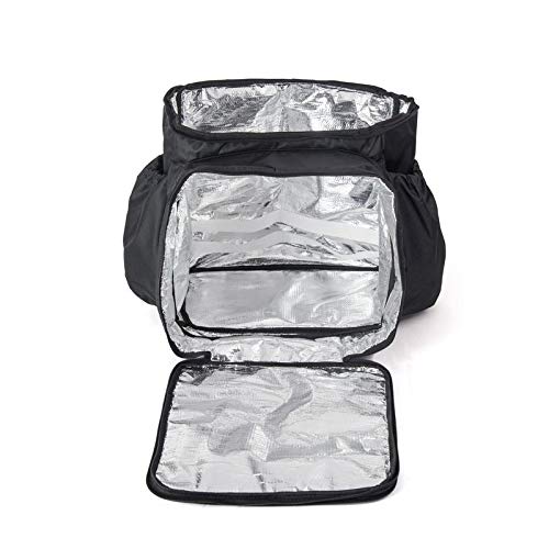 Mochila/bag Impermeável Térmica Entrega Motoboy Delivery Pr (preto)