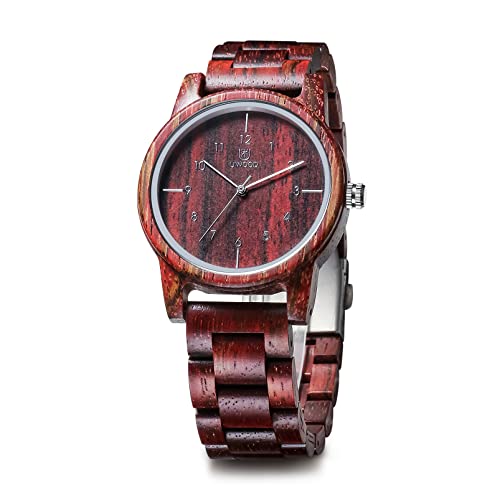 Montres en bois Uwood avec boîte cadeau élégante
