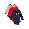 Tommy Hilfiger BABY BODY 3 PACK GIFTPACK uniseks-baby Baby-romper 3 stuks cadeauverpakking