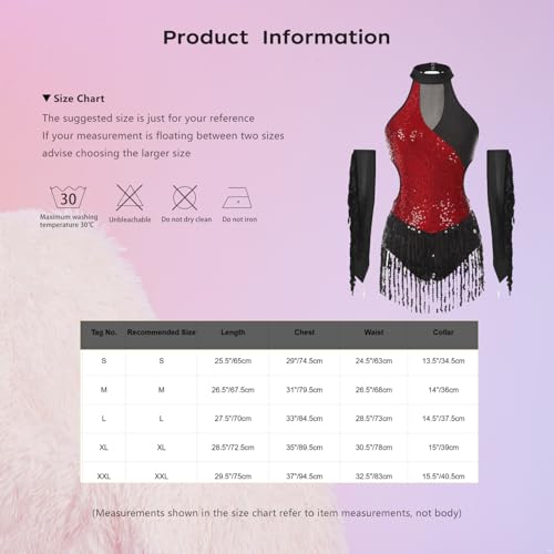 Robe de danse latine franges et sequins pour sublimer vos mouvements de danse - 7
