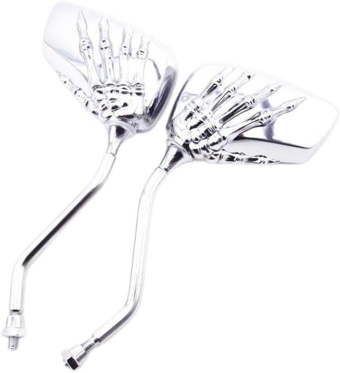 Rearview Mirror Pair 8mm Compatible With ATV Quad Pit Bike Moped Scooter