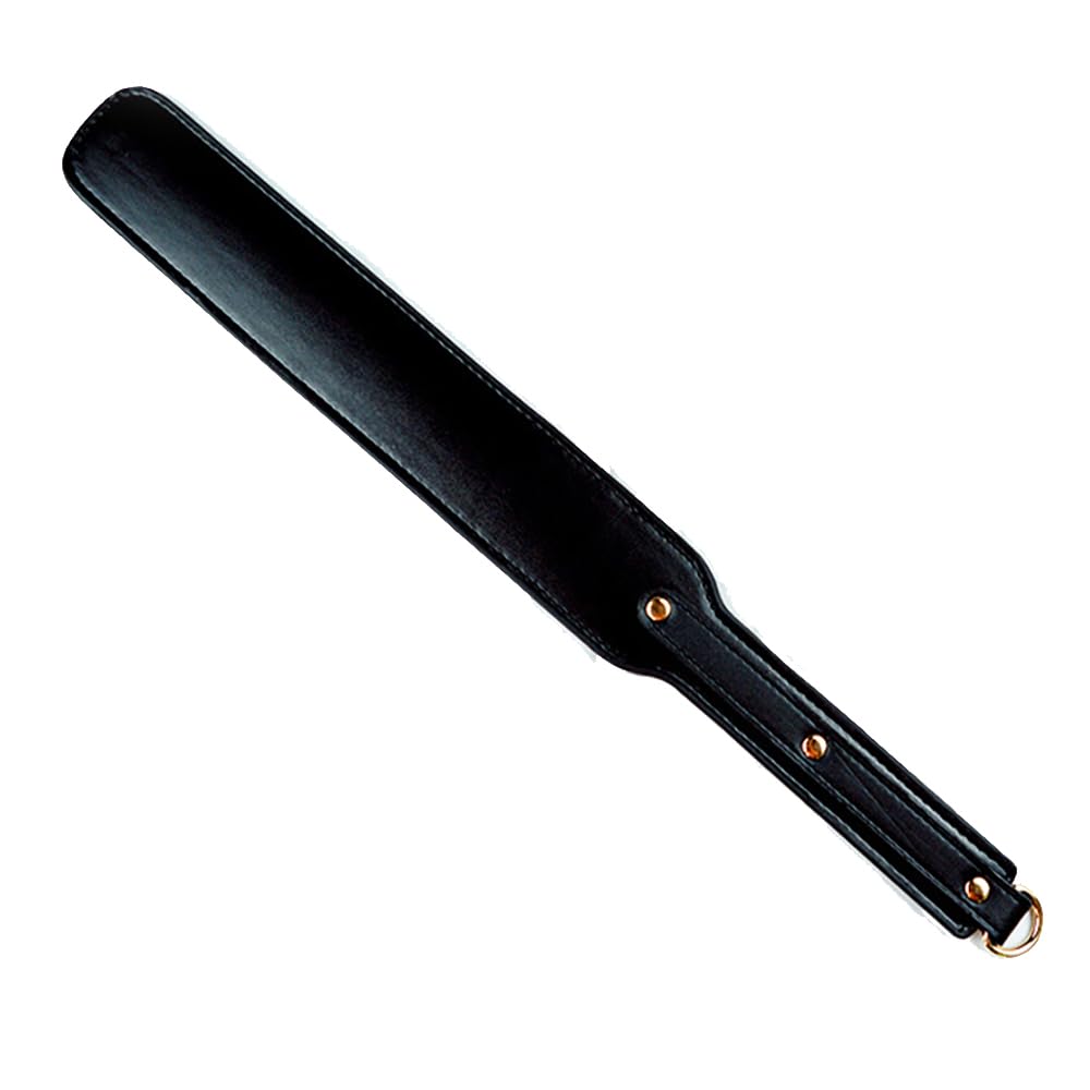 Pala de Azotes de Cuero – Paddle SM con Flogger y Látigo, Reitpeitsche para Juegos de Bondage y Flirteo en Pareja